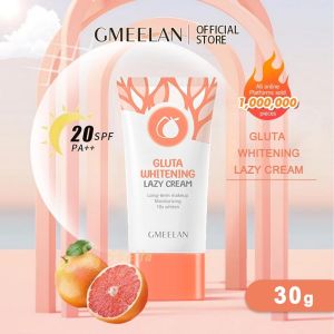 Gmeelan Gluta Whitening Lazy Cream 30GR Krim Siang  Niacinamide Whitening [gmelan skincare]