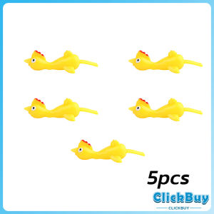 ClickBuy หนังสติ๊กไก่เหลือง ของเล่นคลายเครียด ดีดติดผนังได้ catapult turkey มีสินค้าพร้อมส่ง