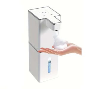 YUBAGUANB 380ml Capacity Automatic Sensor Soap Dispenser Liquid/Foam USB Rechargeable Hand Cleaning Washing Machine Touchless Wall-Mountable Hand Sanitizer Dispenser for Kitchens