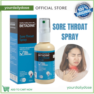 BETADINE Throat Spray 50mL Sore throat Relief