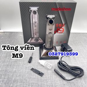 Madeshow Tông đơ cạo viền siêu bén M9 - Đầu lưỡi thép không gỉ 0.1mm công suất 8W pin lithium 1400mAh giảm tiếng ồn thiết kế hiện đại bảo hành 3 tháng