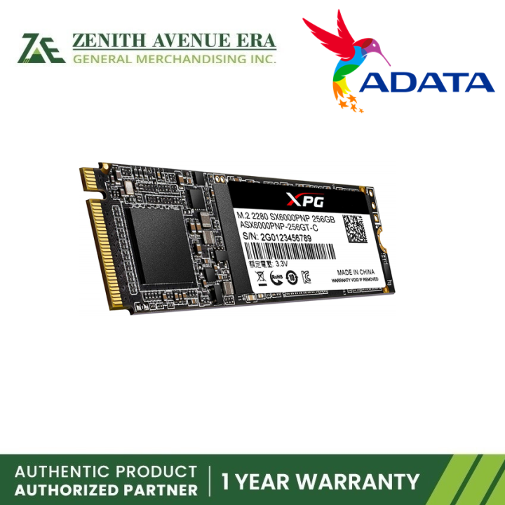 Adata XPG SX6000 PRO 256GB 2280 M.2 NVMe PCIe SSD | 256GB SSD
