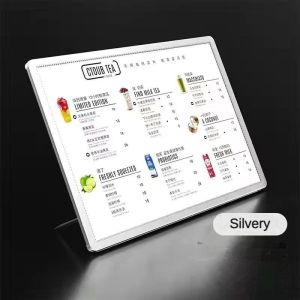 led menu board Order board Milk tea shop menu display card light bar table a la carte order menu price list production
