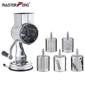【Prompt delivery】Rotary food grinder nut grinder with 5 roller blade grinders