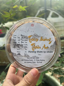 Nụ Trầm Hương Xông Nhà Thiên An - 1 Hộp 32 Nụ trầm Tẩy Uế khói ngược Dùng Cho Lư Và Thác Khói Không hóa chất không tạo mùi Nụ trầm Thiên An sạch tự nhiên