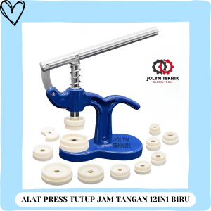 WATCH REPAIR TOOL PRESS KIT + 12 MATA BIRU ( alat perbaikan jam tangan )