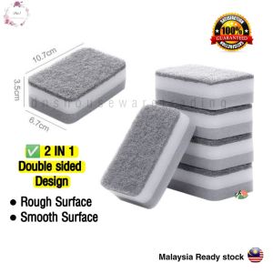 Double-sided Nano Dishwashing Sponge Removes Stains Dirt Save Soap More bubble Sponge Cuci pinggan