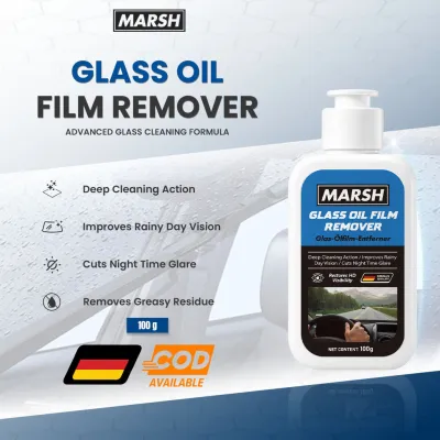 Marsh Automotive Glass Cleaner 100g Deep Cleaning Oil Film and Grease Remover