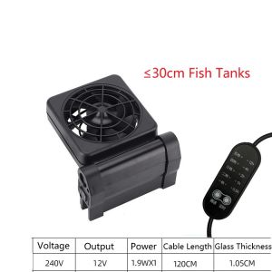 Teekland Aquarium quạt tản nhiệt bể cá Tản Nhiệt Máy làm lạnh có thể điều chỉnh 5 bánh răng tốc độ nhiệt độ không đổi cho Aquarium nuôi cỏ Tank bể nuôi tôm