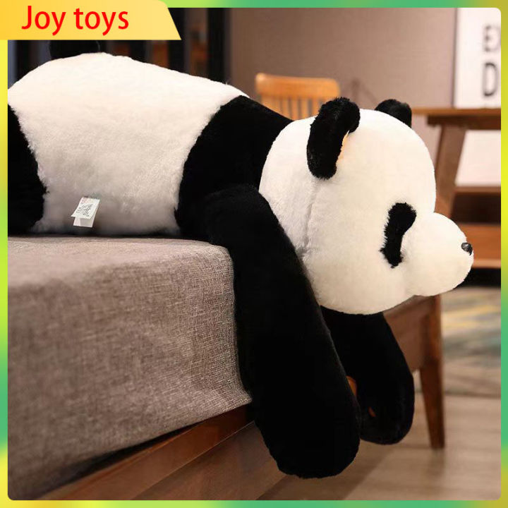 Cute Big Panda Plush Toy Big Size Long Hotdog Doll Pillow Cartoon