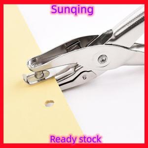SQ Stationery [Flash Sale] 3 6mm Hole Puncher Portable Single Hole Punch Paper Material Scrapbooking Handheld Metal Craft Office Binding Supplies