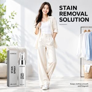 HOMEXA Stain Spray 30ML Remove Stains Clean Clothes Eliminate Odors Portable Bottle For Fabric Care Smooth And Fragrant Finish Protect Surface Keep White Clean Fresh