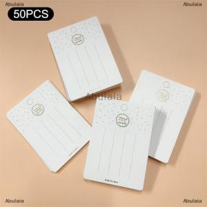 [COD] Abulaia 50PCS White cute hairpin card Trinket packaging hair display Cardboard Hair Clip