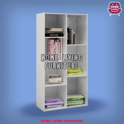 RAK BUKU SERBAGUNA 7 SUSUN KAYU DENGAN DAN PINTU RAK SERBAGUNA PINTU 7 SUSUN RAK BUKU MINIIMALIS SERBAGUNA
