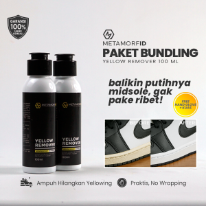Paket Bundling Penghilang Noda Kuning Pada Midsole/Unyellowing Shoes Bundling Pack 100ml