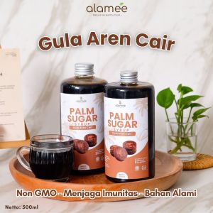 ALAMEE Gula Aren Cair 500ml Syrup Palm Sugar Organic Liquid Organik Pure Murni Barista Brown Sirup