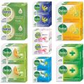 FernnyBaby สบู่เดทตอล แพค 4 ก้อน Dettol แอนตี้แบคทีเรีย สบู่ก้อน เดตตอล ปกป้องกลิ่นกาย สบู่ก้อนแอนตี้แบคทีเรีย 99.99% แพค 4 ก้อน สูตร สีส้มรีเฟรชชิ่ง. 