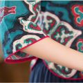 Camile mùa hè của phụ nữ phong cách Trung Quốc cổ điển cotton hàng đầu váy dây Sub Set truyền thống tang sườn xám Áo sơ mi hàng đầu. 