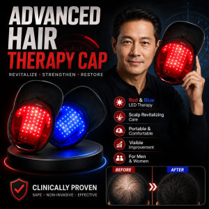 Red Light Therapy Hair Growth Cap Laser Red Blue Light Hair Care Device Hair Regrowth Treat Moderate to Severe Hair Loss Thinning Hair Solution生发科技健发帽