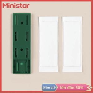 Ministar Wall-Mounted Plug Fixer Sticker Punch-free Home Self-Adhesive Socket Fixer Cable Wire Organizer Power Strip Holder