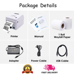 Pinter A6 Thermal Printer Bluetooth Printer Waybill Barcode Shipping Label Printer AWB AirWaybill Sticker