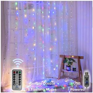 3*3M Curtain Light LED Fairy Lamp Holliday Starry Decoration Light Home DIY Gypsophila Background Lights