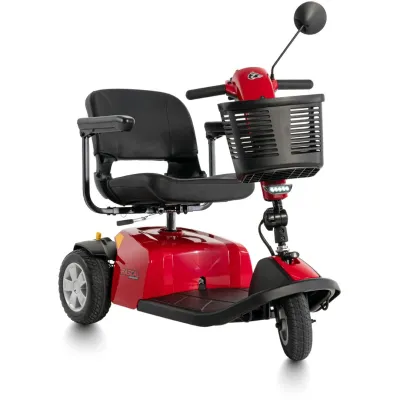 3-Wheel Heavy-Duty Outdoor Mobility Scooter Long-Range Battery-Powered Electric Travel 350lb Capacity Battery Included