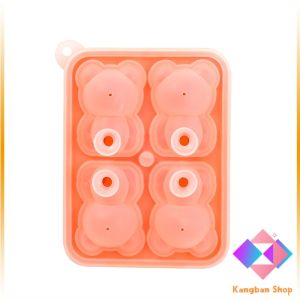 KANGBAN แม่พิมพ์ทำน้ำแข็งรูปหมี ซิลิโคนทำน้ำแข็งรูปหมี ice cube mold