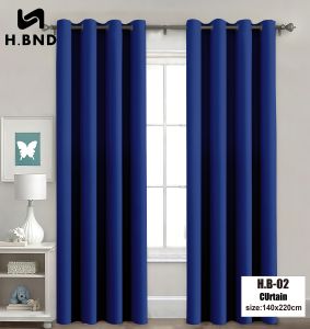 Blackout Curtain 7ft / 5ft High for Bedroom Living Room Window Treatment Solid Shading Curtains Home Decor Premium Quality with 8 Rings 1PC COD