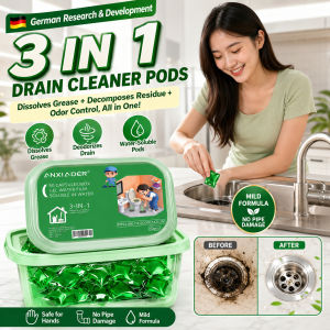 Drain Cleaning And Deodorizing Water-soluble Beads Pipe Cleaner Eco-Friendly Odor Home Cleaning Essentials 德国下水道疏通除臭水溶凝珠