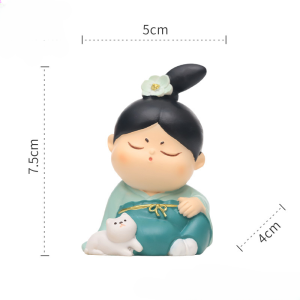 Pajangan Chinese Little Girl Ornament Dekorasi Meja Mobil Lucu Unik Imut