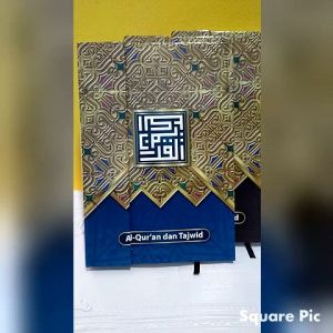 Al Quran dan tajwid UK25x17cmkertas CD/koran hardcover