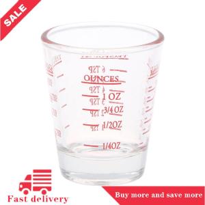 [COD] 1Pc 30 ML Glass Measuring Cup With Scale  Glass Liquid Glass Ounce Cup