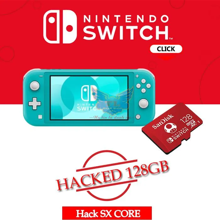 TRẢ GÓP 0%] Máy chơi game Nintendo Switch Lite H.a.c.k Chip Sx 