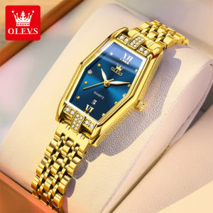 OLEVS 3699 Quartz Fashion Women Watch Gift Stainless Steel Watchband Round-dial Wristwatch Calendar Luminous