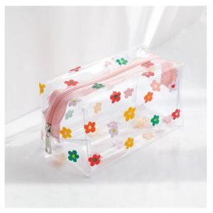 Big Waterproof Transparent Pencil Case PVC Stationery Bag