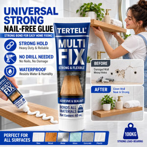 Heavy Duty No Nail Adhesive Universal Strong Glue Extra Strong Hold No Drilling Needed Multi-Surface Home Improvement Wall Mounting Adhesive Waterproof Heavy Duty Bonding