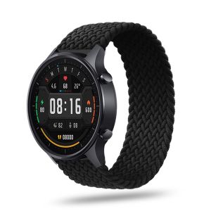 Braided Solo Loop Nylon fabric Strap For Xiaomi Mi Watch Color Elastic Bracelet for xiaomi mi watch smart watch strap Accessories