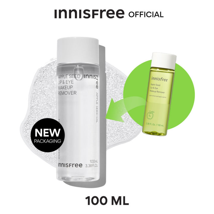 innisfree Apple Seed Lip & Eye Makeup Remover 100ml อินนิสฟรี แอปเปิ้ล
