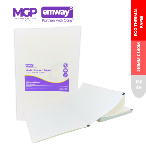 210mm x 140mm - 156 sheets ECG PAPER Emway