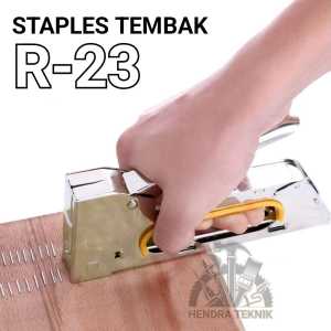 GUN TACKLER ALAT HEKTAR TEMBAK STAPLES TEMBAK STEPLES R23 STAPLER JOK MURAH
