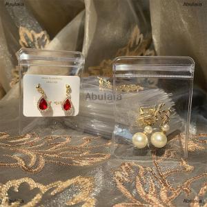 [COD] Abulaia 20Pcs 26 Wires PVC Transparent Bags Storage Gift Jewelry Packing Bags