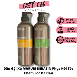 Dầu gội Marubi keratin dầu gội collagen dưỡng tóc mềm mượt 750ml - Lazada