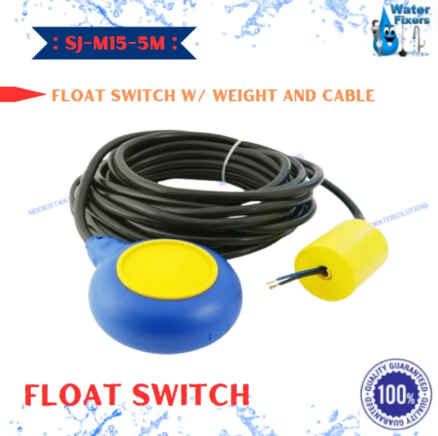 Water Tank Float Switch (Liquid Level Controller) SJ-M15-5M | Lazada PH