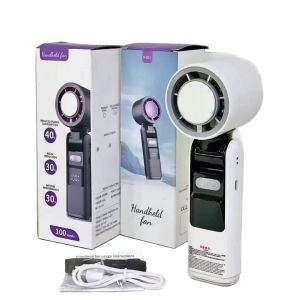 Quạt Cầm Tay Sò Lạnh Mini Xoay 180° Tích Hợp Đèn Pin Làm Mát Cực Nhanh
