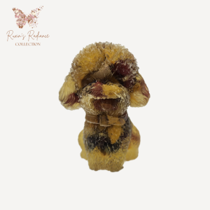 Ruxins Radiance:Red Crystal Teddy–Stone Resin 红晶泰迪：碎石胶宠 Anjing Kristal Merah–Batu Resin