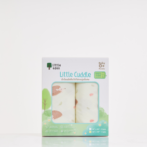 Little Eden - ผ้าอ้อมห่อตัวใยไผ่ 100% (พิมพ์ลาย) 40X40  นิ้ว