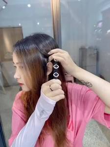 Kẹp tóc mái hai 2 lớp mỏ vịt