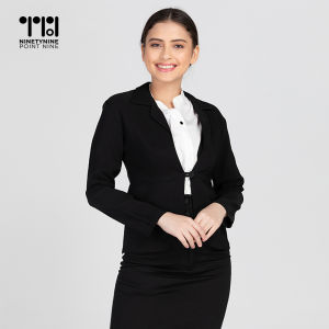 99.9 Women's Single-Button Korean Style Plain Office Blazer for Women [2106]