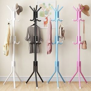 FAUS GANTUNGAN TIANG BESI BERDIRI SERBAGUNA / HANGER STANDING MACARON BAJU TAS TOPI MULTIFUNGSI